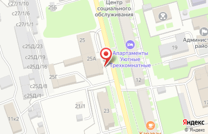 Магазин автотоваров ИнАвто на Строительной улице на карте