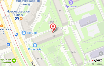 СУШИ шик на Новочеркасском проспекте на карте