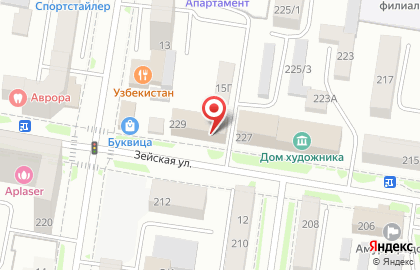 Адвокатский кабинет Кожурина И.Н. на Зейской улице на карте