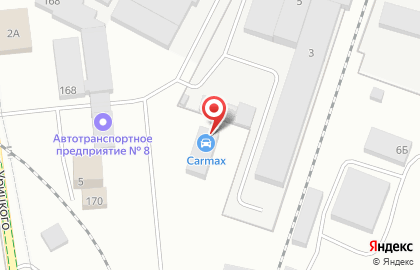 Автомойка на улице Ленина 168/5 на карте