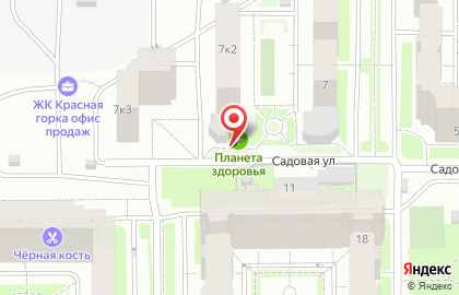 Магазин у дома Бристоль на Садовой улице на карте