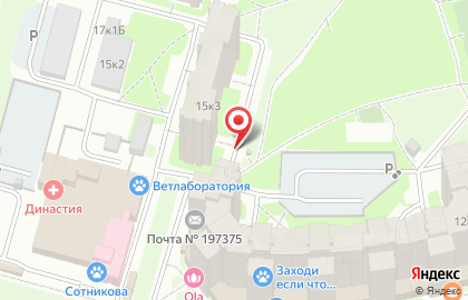 Автомат и киоск по продаже питьевой воды Ключ Здоровья в Приморском районе на карте