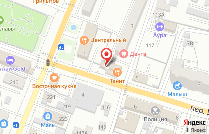 Торговый центр Магнит в Рубцовске на карте