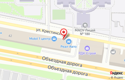 Авторизованный сервисный центр Mobil 1 Центр на улице Крестинского на карте