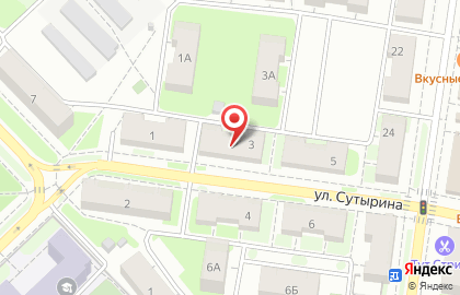 Стоматологическая клиника Мед-НН на улице Сутырина на карте