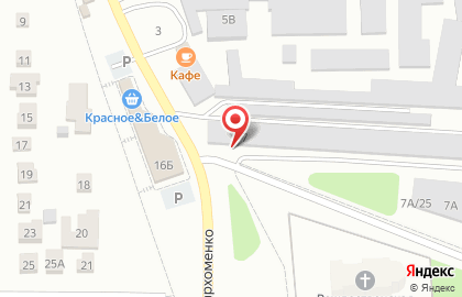 Блеск на улице Пархоменко на карте