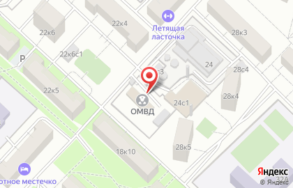 Отдел МВД России по району Богородское г. Москвы в Богородском на карте
