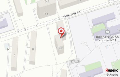 Утро, ЖСК, Восточный административный округ на карте