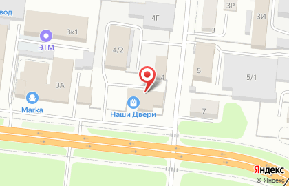Шинный центр Носорог на карте