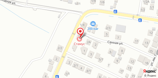Стоматологическая клиника Стамус на Средней улице на карте