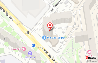 Офис МИЭЛЬ "В Екатеринбурге" на улице Маршала Жукова на карте