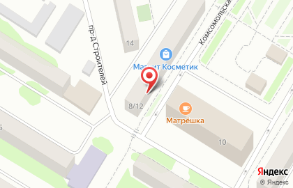 Магазин сантехники Гольфстрим на Комсомольской на карте