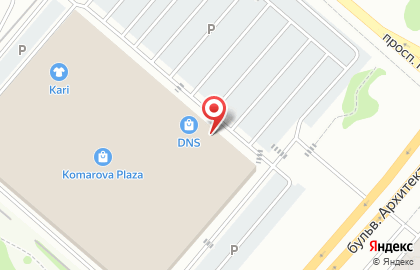Кожгалантерейный магазин Pellecon в ТЦ ​Komarova Plaza на карте