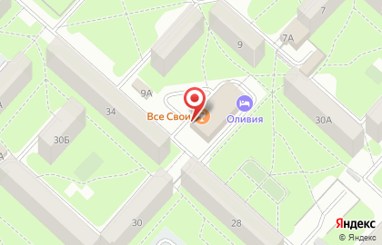 Бар Добрая пинта в Октябрьском районе на карте