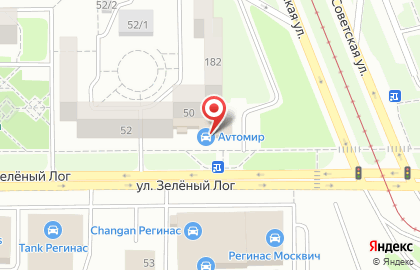 Магазин автозапчастей Avтомир в Орджоникидзевском районе на карте