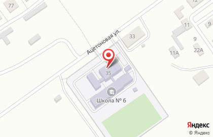 Средняя общеобразовательная школа №6 в Грозном на карте