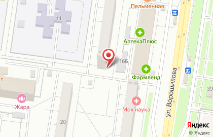 Парикмахерская Город мастеров в Автозаводском районе на карте