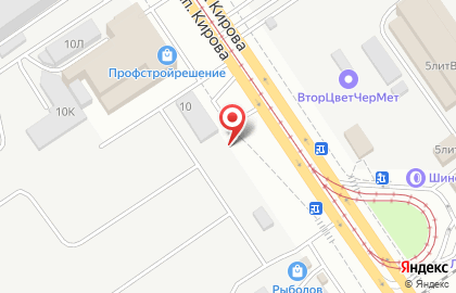 Вертикаль-иником на проспекте Кирова на карте