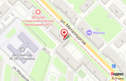 Автоцентр Бэст в Пролетарском районе на карте