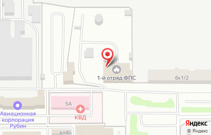 1-й отряд ФПС по Московской области, Пожарная часть №29 на карте