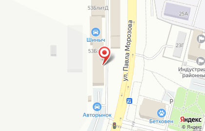 Магазин Бристоль в Хабаровске на карте