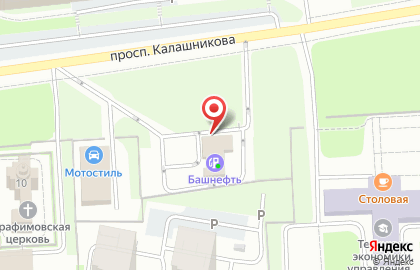 АЗС Башнефть в Устиновском районе на карте