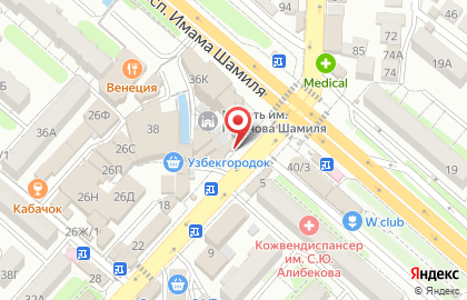 Гастроном Дежурный на проспекте Имама Шамиля на карте