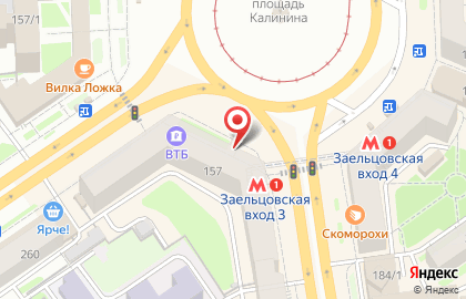 Киоск по продаже печатной продукции в Заельцовском районе на карте