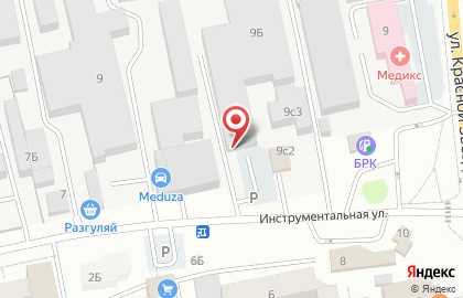 Компания Vakio на улице Красной Звезды на карте