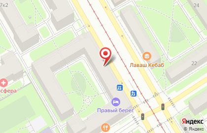 Малоохтинская библиотека на карте