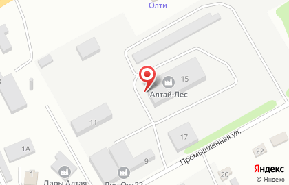 Лесоперерабатывающее предприятие Лес Алтая на карте