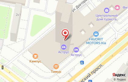 Кафе-бар Кампус на Ленинском проспекте на карте