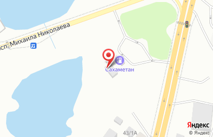 Сахаметан на карте