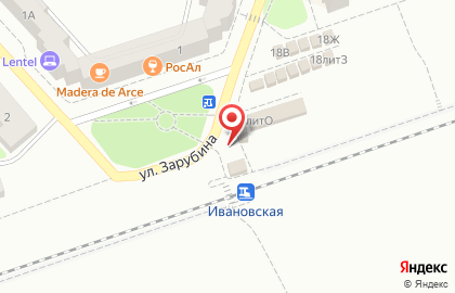 Ивановская, железнодорожная станция на карте