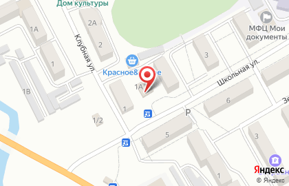 Продуктовый магазин Теремок на Школьной улице на карте