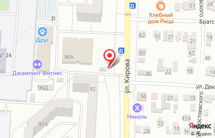 Продуктовый магазин в Волгограде на карте