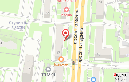 Медико-диагностический центр Слух на проспекте Гагарина на карте