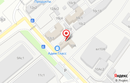 Продуктовый магазин в Москве на карте