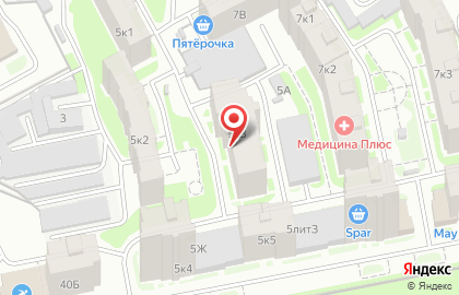 Психологический центр Синяя птица на улице Бориса Панина на карте