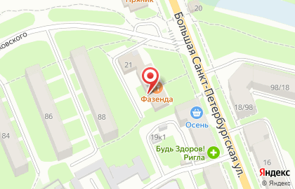 Бавария на Большой Санкт-Петербургской улице на карте
