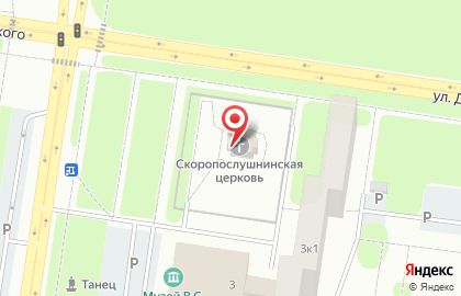 Храм в честь иконы Божьей Матери Скоропослушница в Тольятти на карте