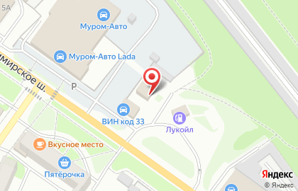 Магазин автозапчастей Внедорожник во Владимире на карте