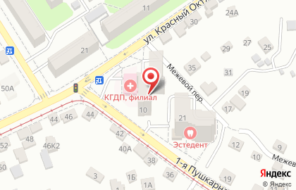 Мастерская по ремонту обуви на улице Красный Октябрь на карте