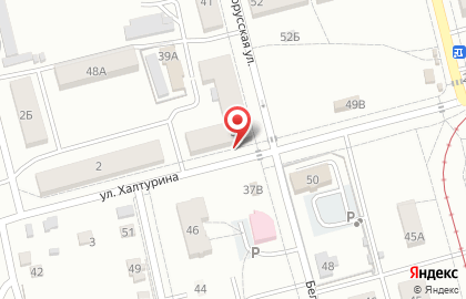 Ёё на Белорусской улице на карте