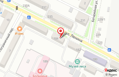 Аптека Айболит на улице Ленина, 184 на карте