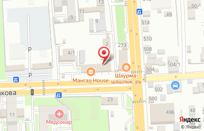 Натяжные потолки МОК на карте