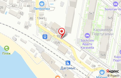 Суши-бар МОRЕ Суши в Лазаревском районе на карте