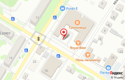 Киоск по продаже хлебобулочных изделий на Магистралиной улице на карте