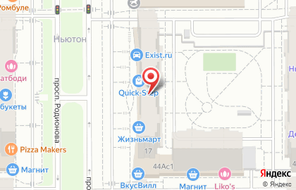Стоматологическая клиника 32ok на улице Родионова на карте