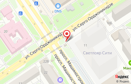 Микрофинансовая компания ЭкспрессДеньги на проспекте Машиностроителей на карте